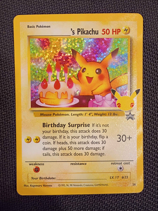 Flash Sale (_______)'s Pikachu (Birthday) NM